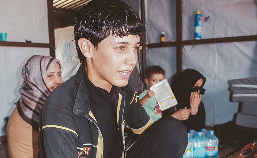 IS slog 17-årige Habib Ali, från Mosul, med elkablar för att hans byxben var längre än vad som var tillåtet i IS-kalifatet.