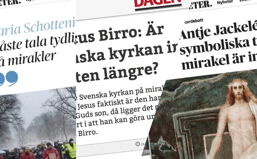 Het mirakeldebatt i Dagens Nyheter