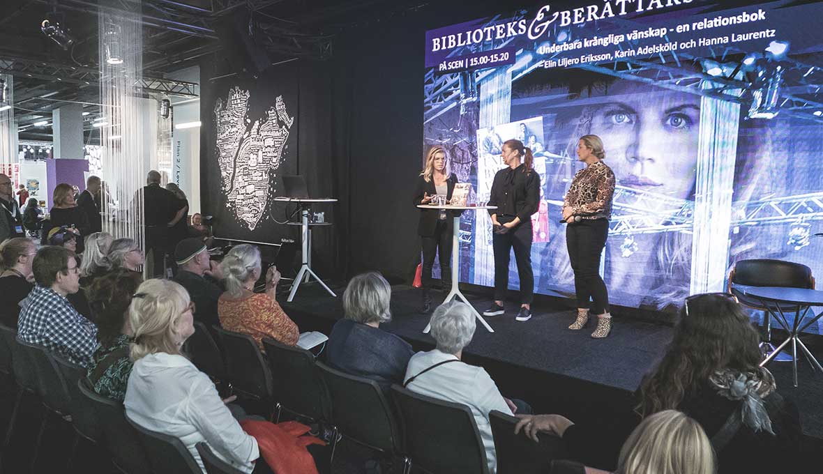 Elin Liljero Eriksson på bokmässan 2018