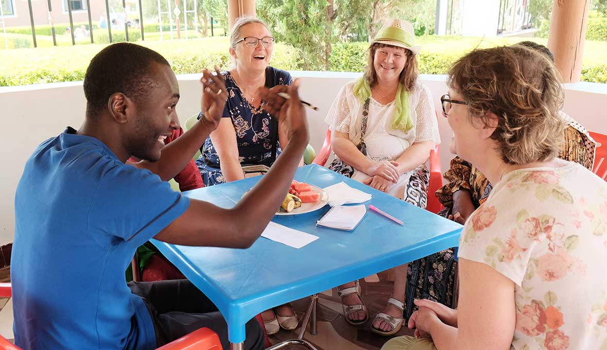 I två veckor fick 23 barnledare och missionsintresserade från Salt och EFS uppleva Bial på nära håll. Bild: Sofia Svensson