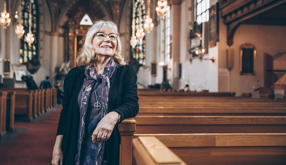 Efter år av frånvaro fick Inga kontakt med Gud igen i samband med en nattvard.  – Jag minns att jag sa: »Gud, nu får du ta över i mitt liv för nu orkar jag inte mer.«