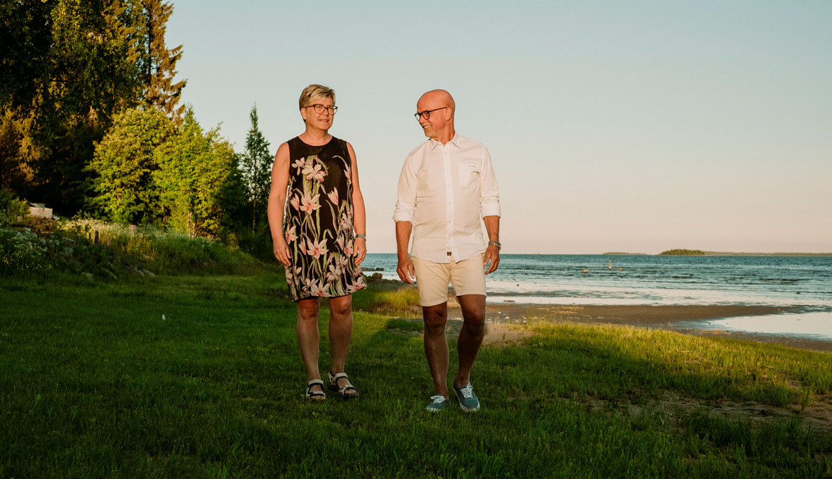 Tillsammans med frun Lisbeth bor Mats väldigt naturskönt nära havet. En av hans styrkor som han kan ta med sig inför höstens nya arbete är att bygga goda arbetslag.  – Jag känner verkligen en glädje när jag ser att någon hittar rätt i sin tjänst.