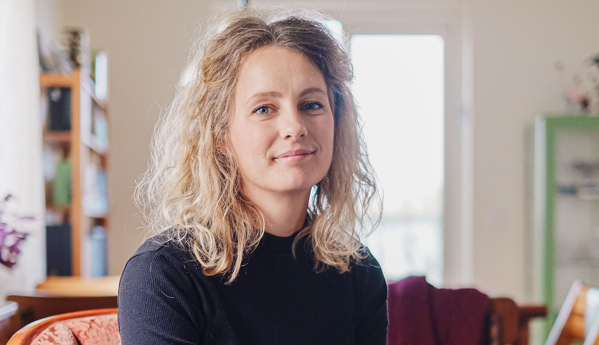 Amanda Bengtsson debuterar med barnboken I en helt vanlig skog, utgiven på Leopard förlag. Bild: Dagmawit Alemayehu