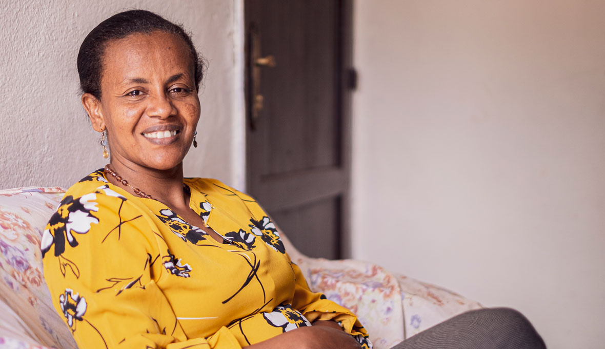 Ebisse Gudeta är den första kvinnliga rektorn vid Mekane Yesus-seminariets teologiska avdelning. Bild: Dagmawit Alemayehu