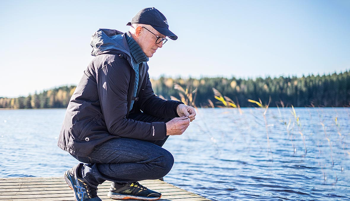 Nere vid sin brygga har Bengt ofta känt Guds närhet på ett särskilt sätt.