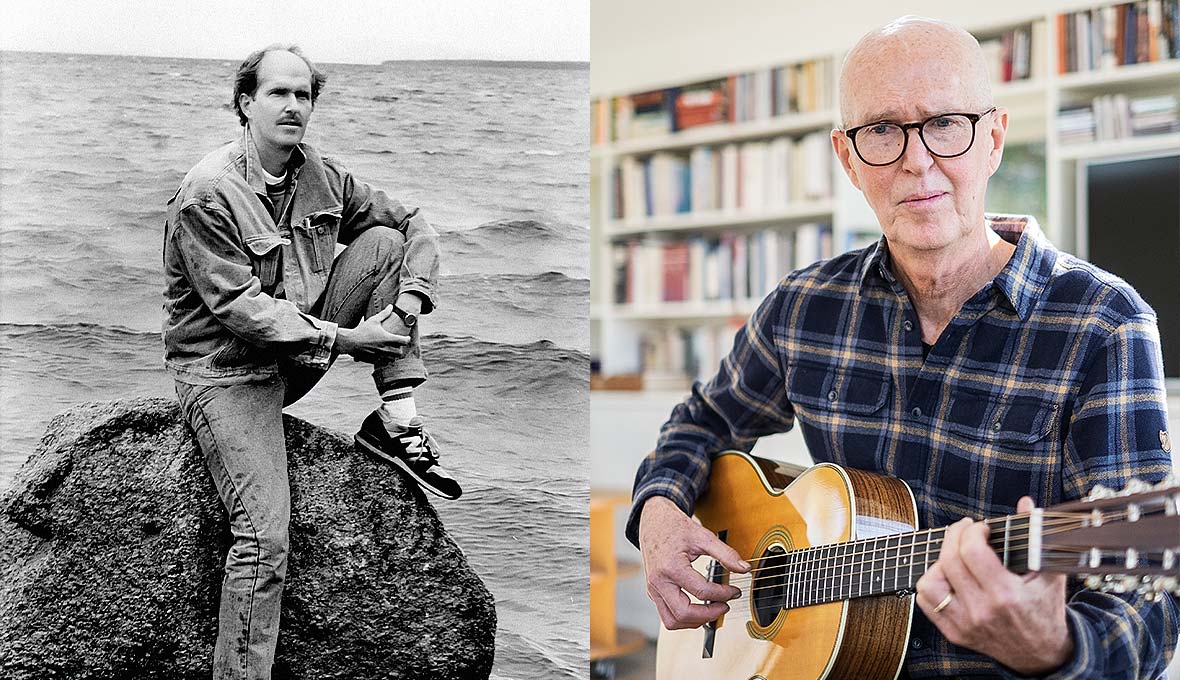 Till vänster: Arkivbild från 1988. Året efter släppte Bengt sin första egen­skrivna skiva Vind över vatten som bland annat innehöll Bara i dig. Bild: Urban Thoms/ Dagen