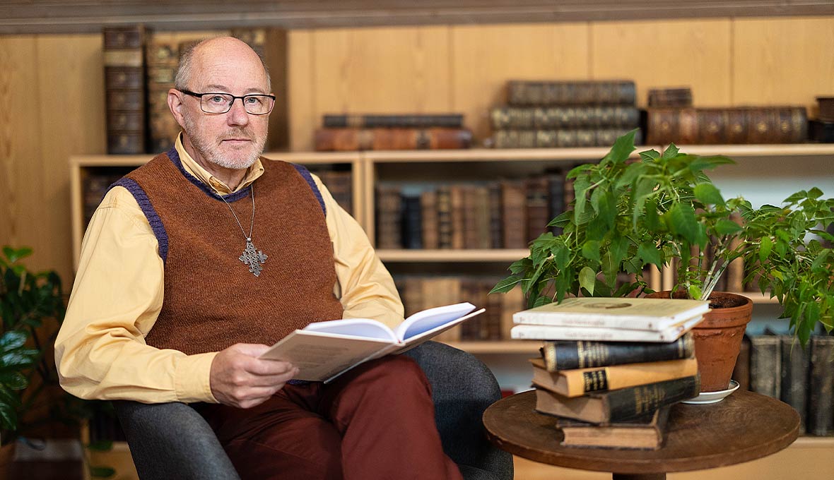 LarsOlov Eriksson menar att Rosenius är relevant idag eftersom hans budskap är tidlöst. Bild: Magdalena Vogt