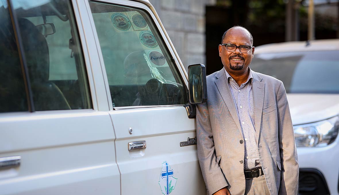 Dr Abeya Wakwoya, chefen för DASSC. Bild: Magdalena Vogt