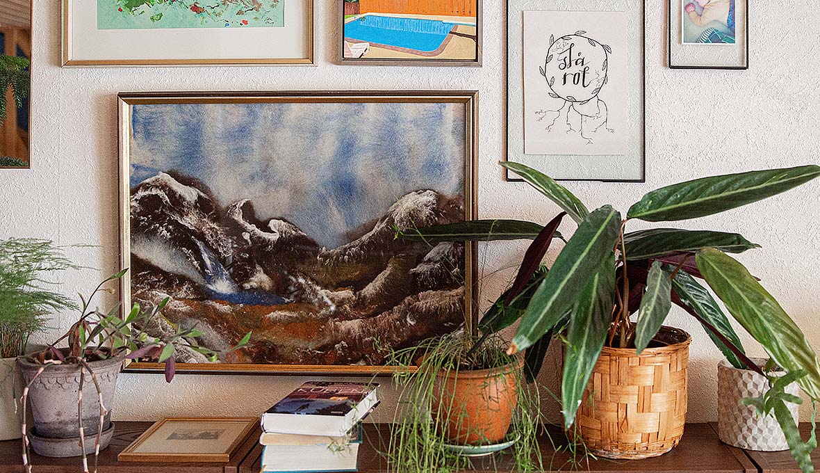 Bokprojektet har fått Nils att lära sig ett nytt hantverk.  – Jag kunde skriva, men jag kunde inte skriva långa böcker.