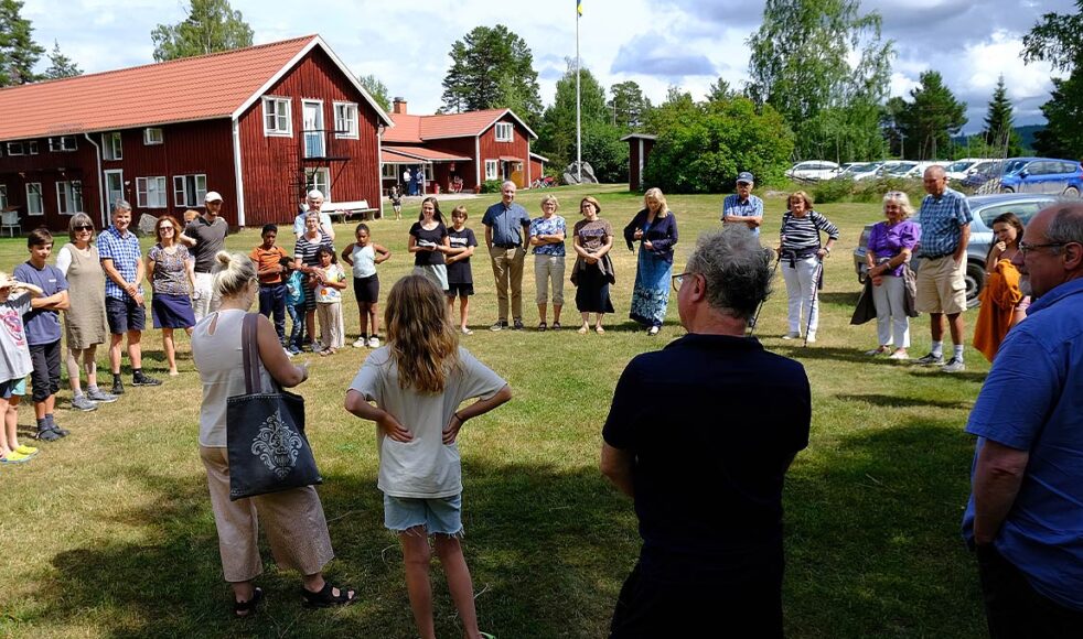 På lägret anordnades gemensamma aktiviteter och en fem-kamp för alla åldrar. Bilder: Pontus Adefjord
