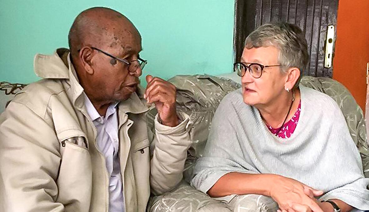 – Kes Gamatchu har varit en av mina viktigaste skyddsänglar, säger Monica. Bild: Privat