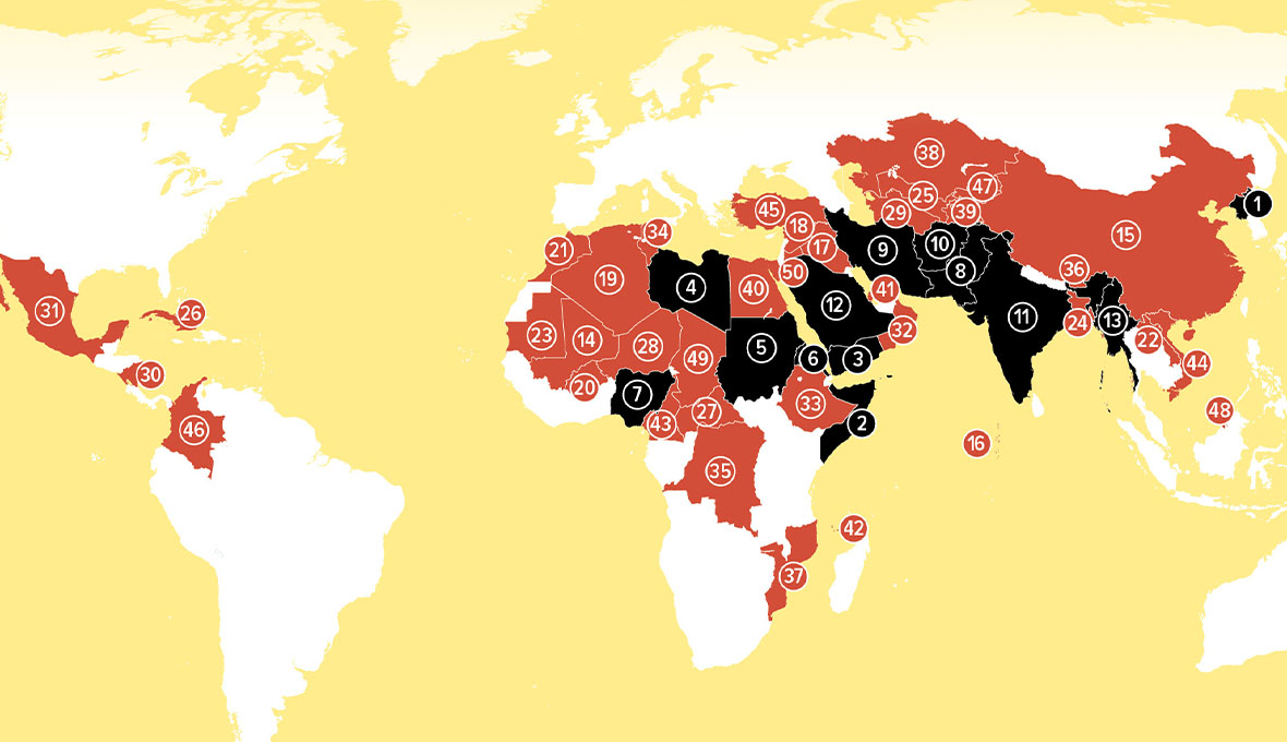 Var sjunde kristen förföljs och diskrimineras Var sjunde kristen förföljs och diskrimineras