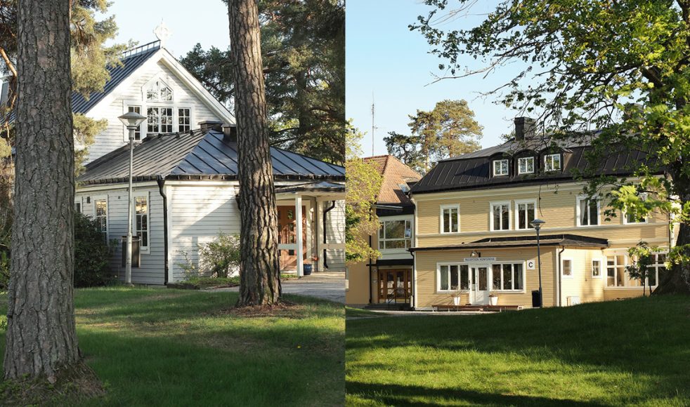 Till vänster: En tid på folkhögskola innebär för många en ny chans i livet. Till höger: Hagabergs folkhögskola i Södertälje har under vårterminen gett halvtidskursen Bibel och tro.