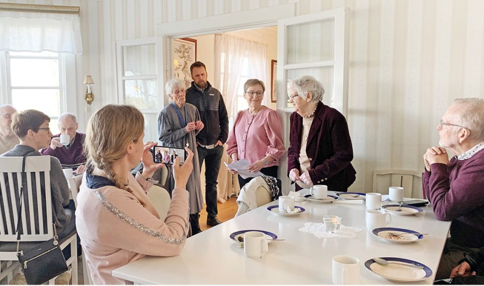 Karin Arnmarker höll ett avslutningstal om Luthagårds betydelse genom åren.