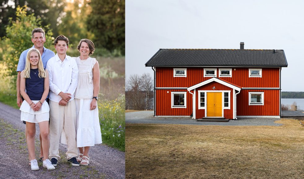 I 15 år har familjen Nisses Färnkvist bott i Hara vid Storsjön i Jämtland.