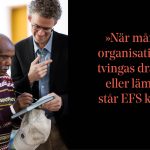 Reverend Beyene, över 90 år, minns många av de svenska missionärer från EFS som han arbetade med vid Teachers Training College i Adwa på 1960-talet. En av lärarna var Gunnel Hylander, svärmor till Niklas Eklöv (till höger).
